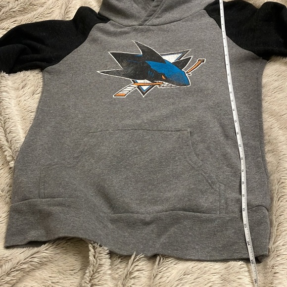2-$30 or 1-$20 NHL Fanatics San Jose Sharks Women's Raglan Hoodie, size small - Picture 6 of 7
